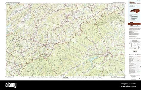 Map Of Boone North Carolina Hi Res Stock Photography And Images Alamy