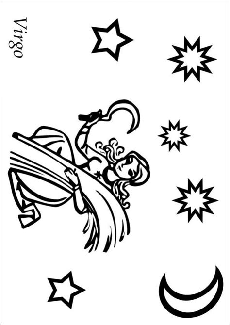 The best selection of royalty free zodiac coloring pages for adults vector art, graphics and stock illustrations. Virgo coloring pages - Hellokids.com