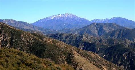 San Bernardino Mountains Panorama Stock Photo Image Of California