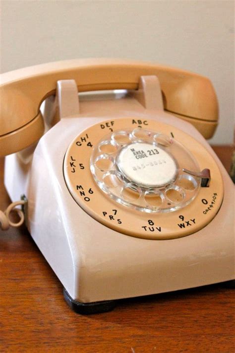 Vintage Rotary Dial Telephone Beige Two Toned Etsy Rotary Dial