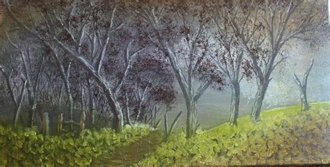 Misty Forest Painting By William Martin Fine Art America
