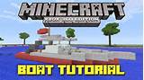 How To Make A Fishing Boat In Minecraft Photos