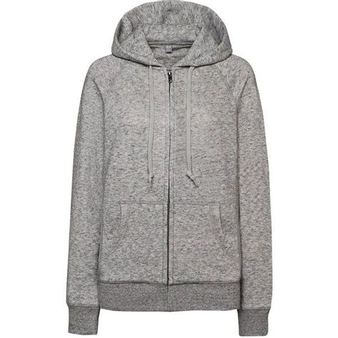 UNIQLO Sweat Full-Zip Hooded Jacket | Grey zip hoodie, Full zipper