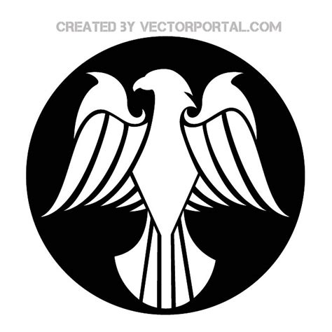 Simple Eagle Drawings Royalty Free Stock Svg Vector