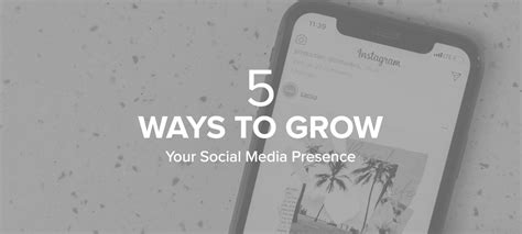 5 ways to grow your social media presence corkboard concepts