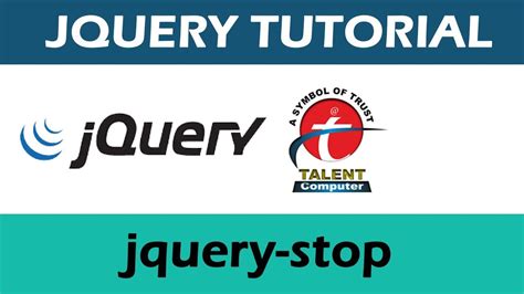 Jquery Tutorial 1 Jquery Tutorial For Beginners Jquery Stop