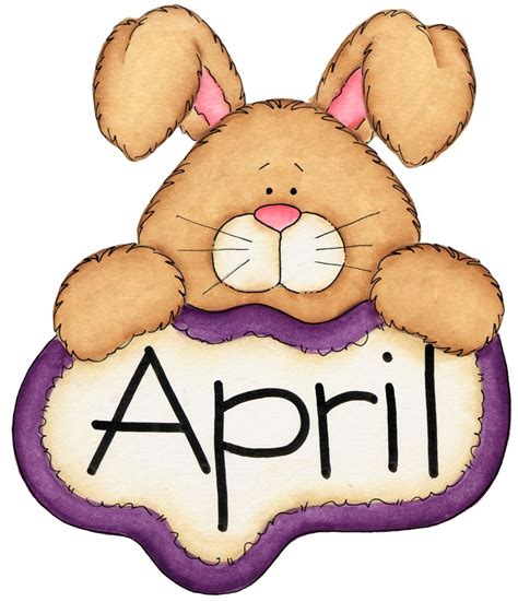 A Teachers Touch April Smartboard Calendar Clip Art April Clipart