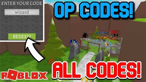 ALL 5 NEW SECRET OP CODES Roblox Wizard Simulator YouTube