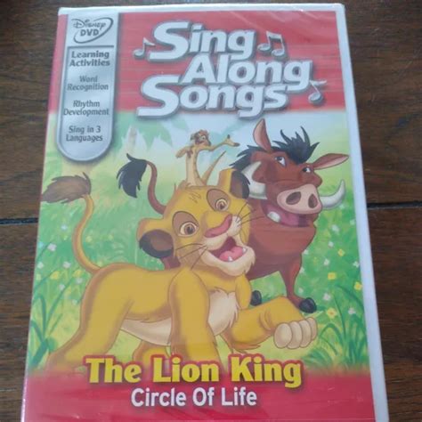 Disney Sing Along Songs The Lion King Circle Of Life Dvd 955