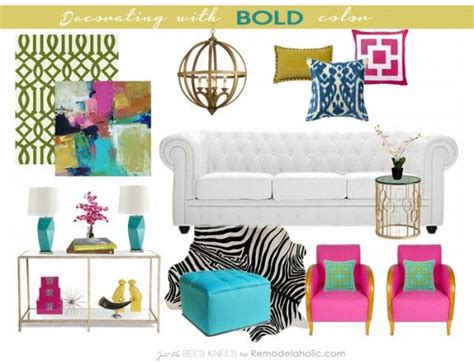 Remodelaholic Decorating With Bold Colors Home Decor Colors Home