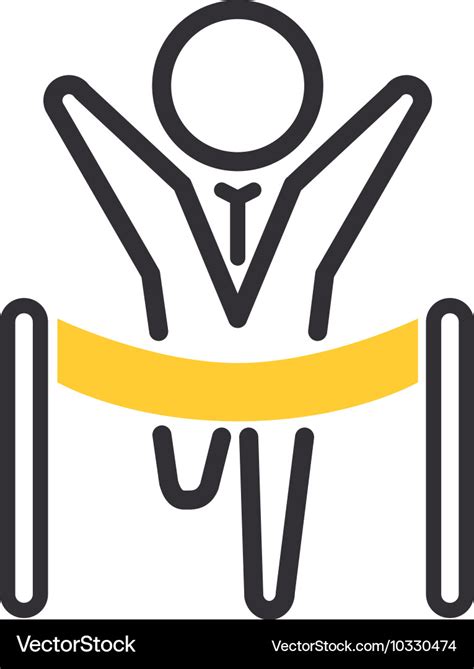 Business Motivation Icon Royalty Free Vector Image
