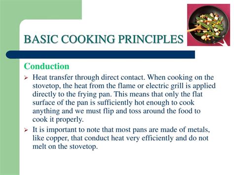 Ppt Basic Cooking Principles Powerpoint Presentation Free Download