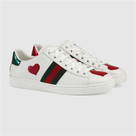 Ace Embroidered Low Top Sneaker Gucci Womens Sneakers 435638a38m09074