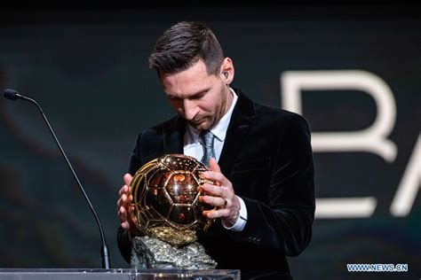 messi wins record 6th ballon d or cn