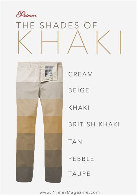 What Color Shoes Match With Khaki Pants The Meaning Of Color