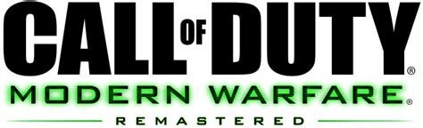 Call Of Duty Modern Warfare Remastered Logo