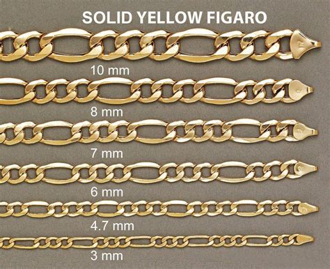 14k Gold Chain Solid Figaro Chain Frostnyc