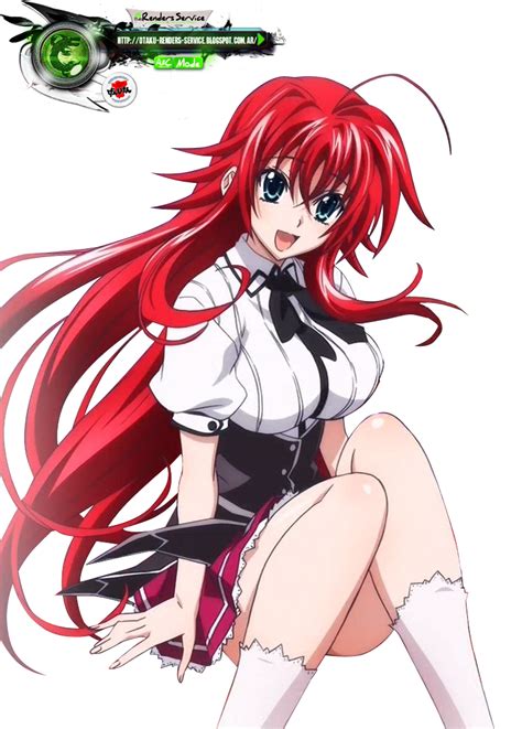 Highschool Dxd High School Dxd Personajes Crimson Hair Animé Fan Art Cg Artwork High School