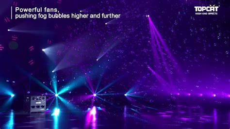 TOPCAT WP-4 PRO BUBBLE FOG MACHINE - YouTube