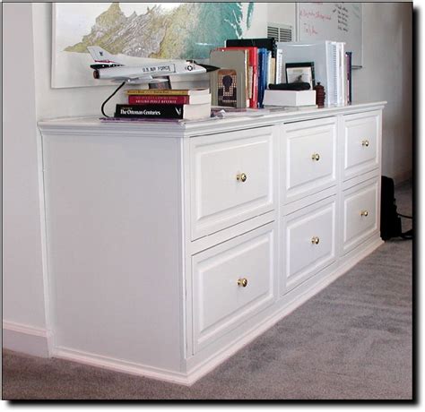 Office filing cabinets and home files. Built In File Cabinets | Filing cabinet, Home office ...
