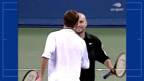 2001 Andre Agassi Vs Mike Bryan Before Mike Bryan Was A Doubles