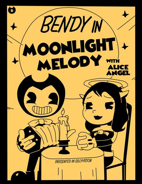 Bendy In Moonlight Melody With Alice Angel By Gamerboy123456