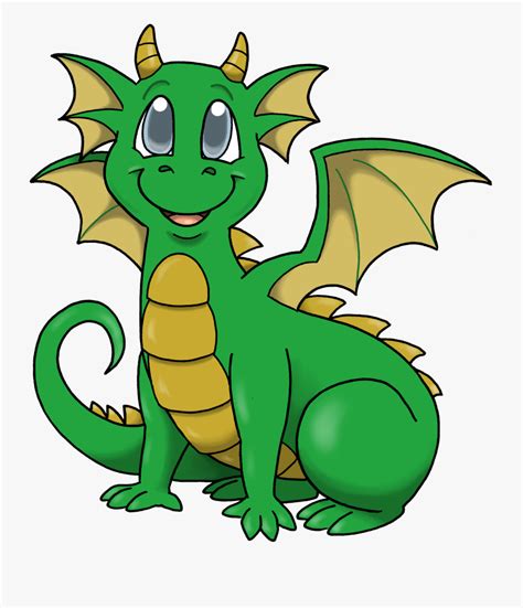 Happy Dragon Cartoon