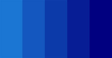 Monochromatic Navy Blue Color Scheme Blue