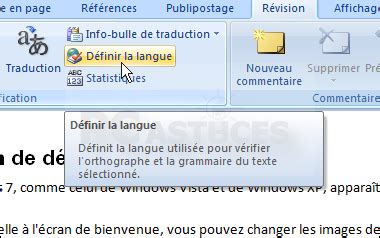 Changer La Langue D Un Document Word