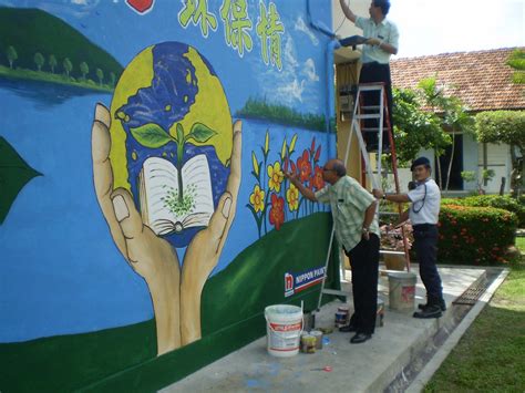 Sjk C Uk Dih Aktiviti Melukis Mural Sekolah