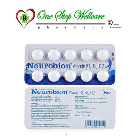 neurobion vitamin b complex 1 strips exp 05 2022 shopee malaysia