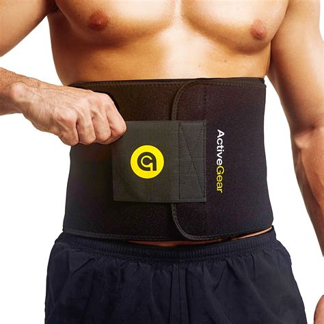 Activegear Waist Trimmer Faja Reductora Deportiva De Neopreno Para Hombre Y Mujer Faja