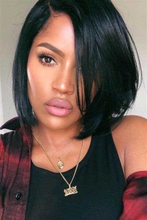 46 Best Natural Bob Hairstyles For Black Women In 2020 Medium Bob Hairstyles Bob Hairstyles