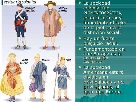 Sociedad Colonial En Hispanoamérica