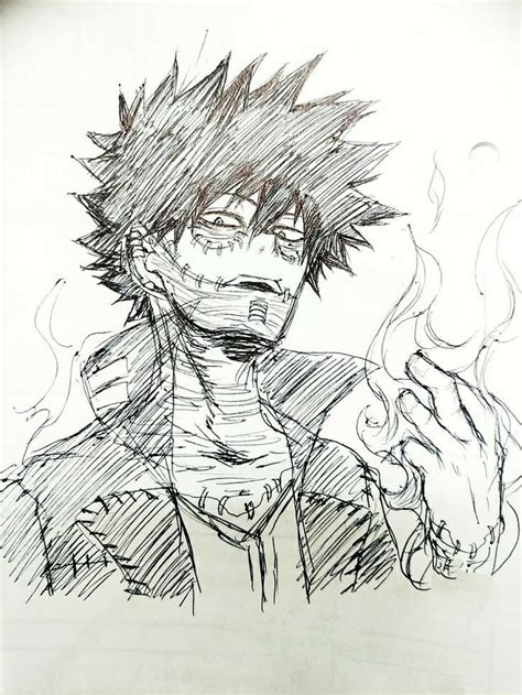 Dabi From My Hero Academia Coloring Page Anime Coloring Pages Images