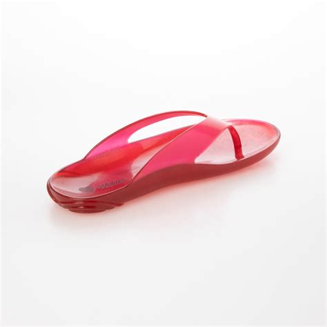 Melissa Melissa The Real Jelly Flip Flop Ad Clear Red Waja