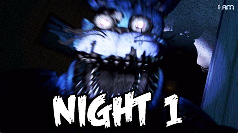 Nightmare Bonnie Jumpscare Five Nights At Freddys 4 Part 1 Night