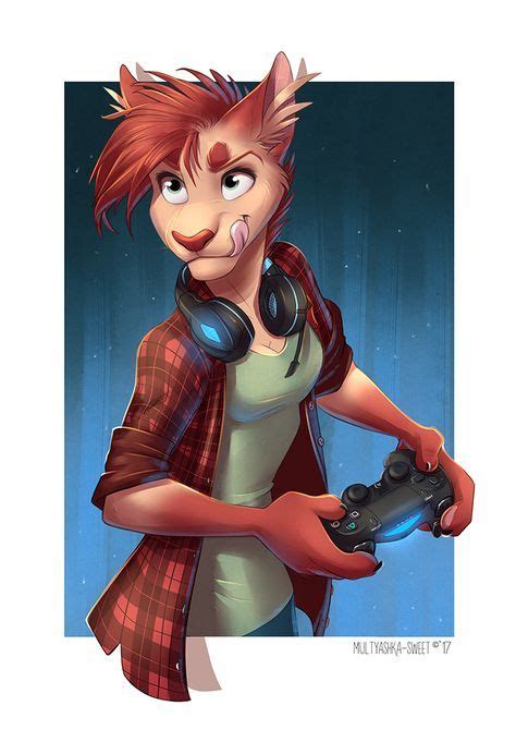 Lets Play By Multyashka Sweet Furry Art Anthro Furry Anime Furry