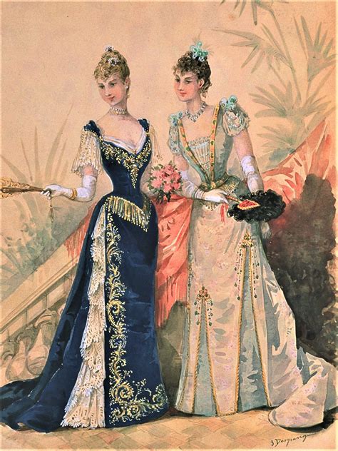 Fashion Plate La Mode Illustree 1892 Victorian Era Fashion 1870s Fashion Vintage Fashion