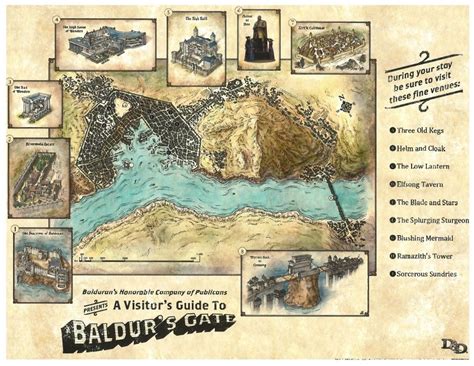 Map Of Baldurs Gate 5e Maps For You