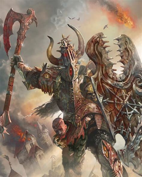 Chaos Warrior By Ryan Barger Imaginarywarriors Warhammer Fantasy