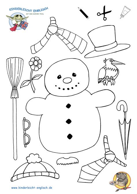 Basteln mit und für kinder: schneemann.gif (1181×1671) … | Weihnachten basteln ...