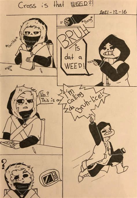 A Vine Inspired Comic With Cross And Epic Undertale Amino