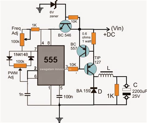 Stages of pv solar power inverter. Solar Inverter Circuit Diagram By Using 555 IC Timer ...
