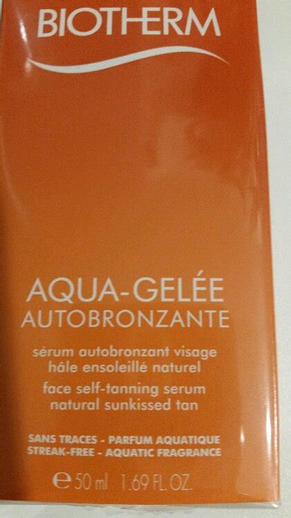 Biotherm Aqua Gelée Auto Bronzante Visage Inci Beauty