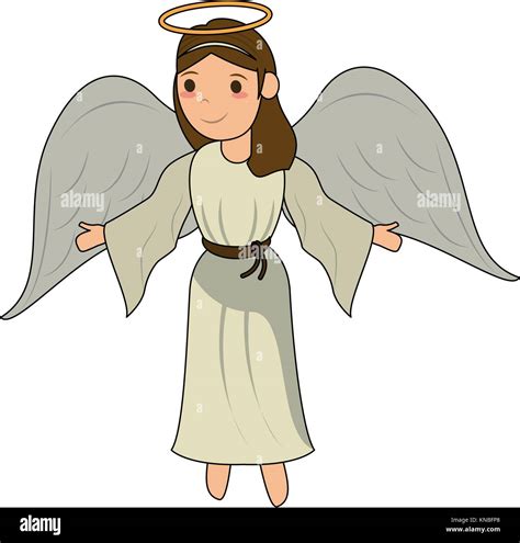 Beautiful Angel Cartoon Stock Vector Image And Art Alamy
