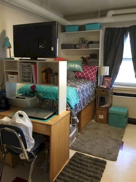 ⭐️71 Awesome College Bedroom Decor Ideas And Remodel For Girl Small