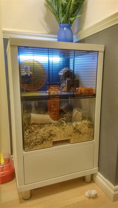 Qute Hamster And Gerbil Cage Stylish Hamster House