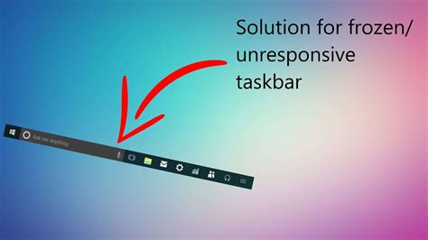 Simple Methode To Fix Frozen Unresponsive Taskbar Or Explorer Not