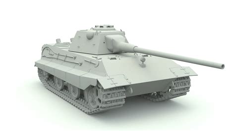 E 50 Tank 3d Model Cgtrader